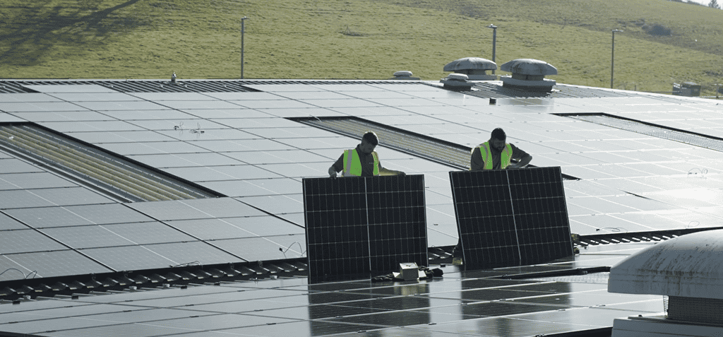 commercial solar installation