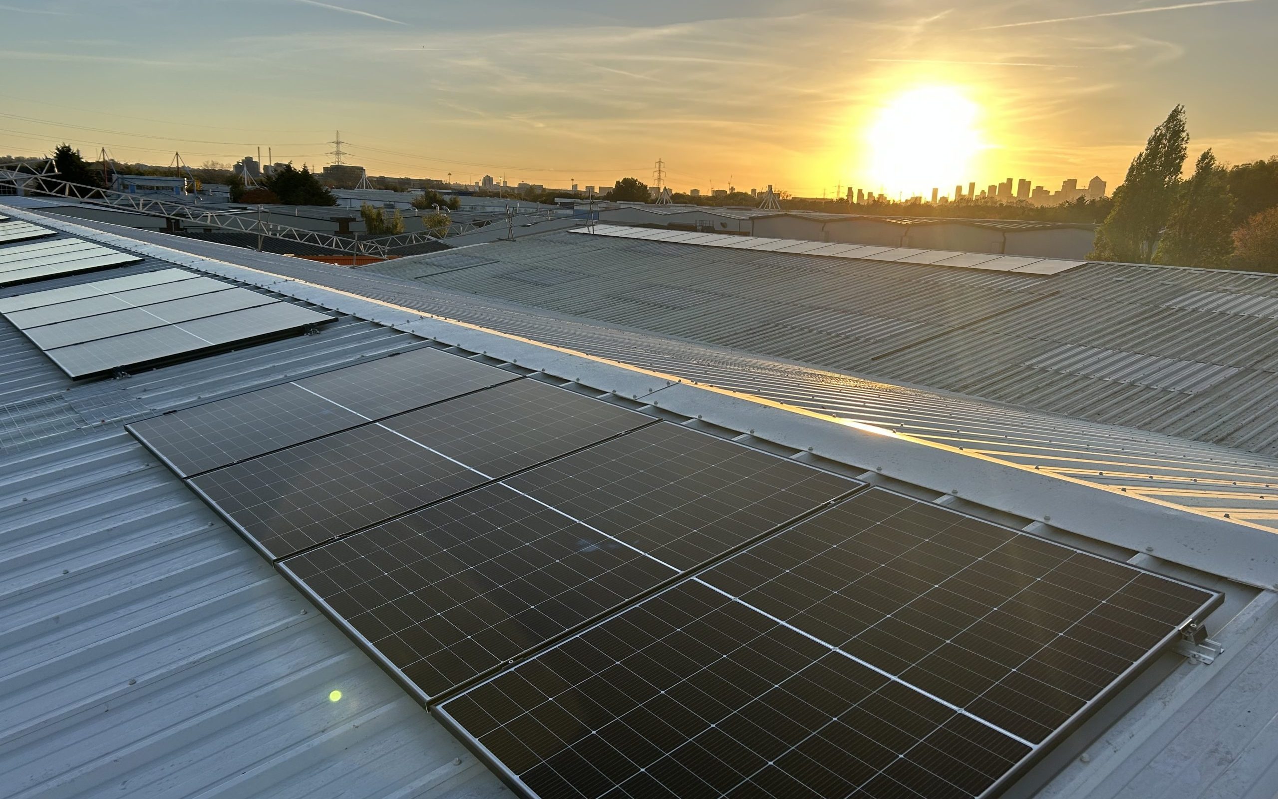 solar panels for business