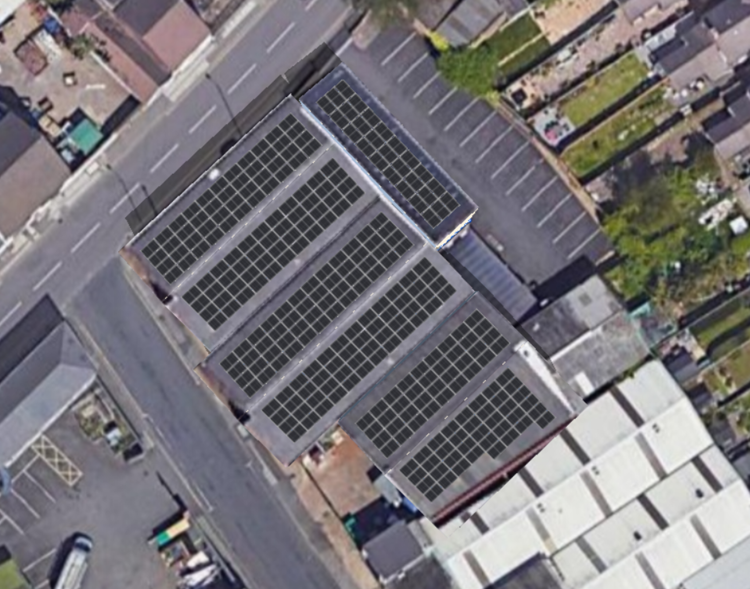 commercial solar panel installation