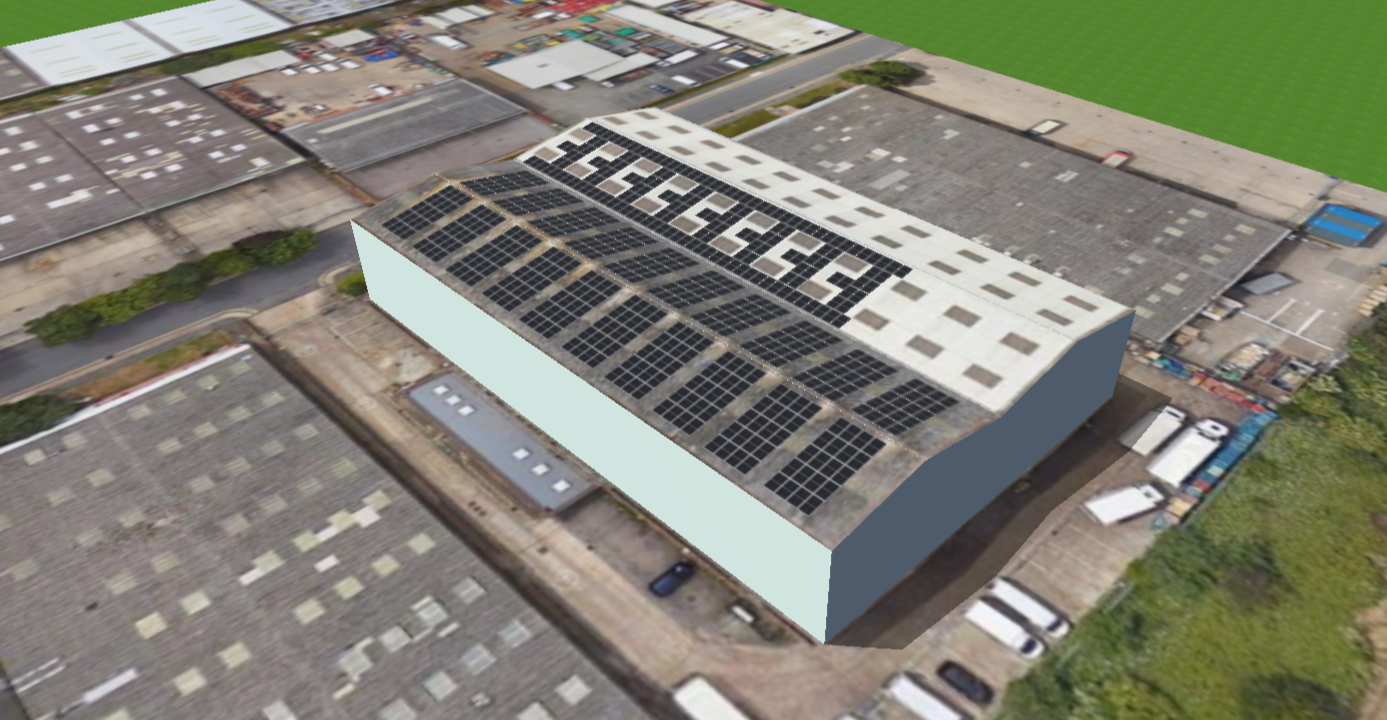 commercial solar panel installation