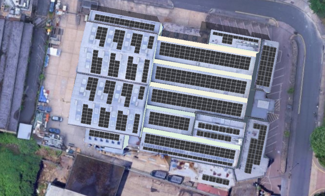 commercial solar panel installation
