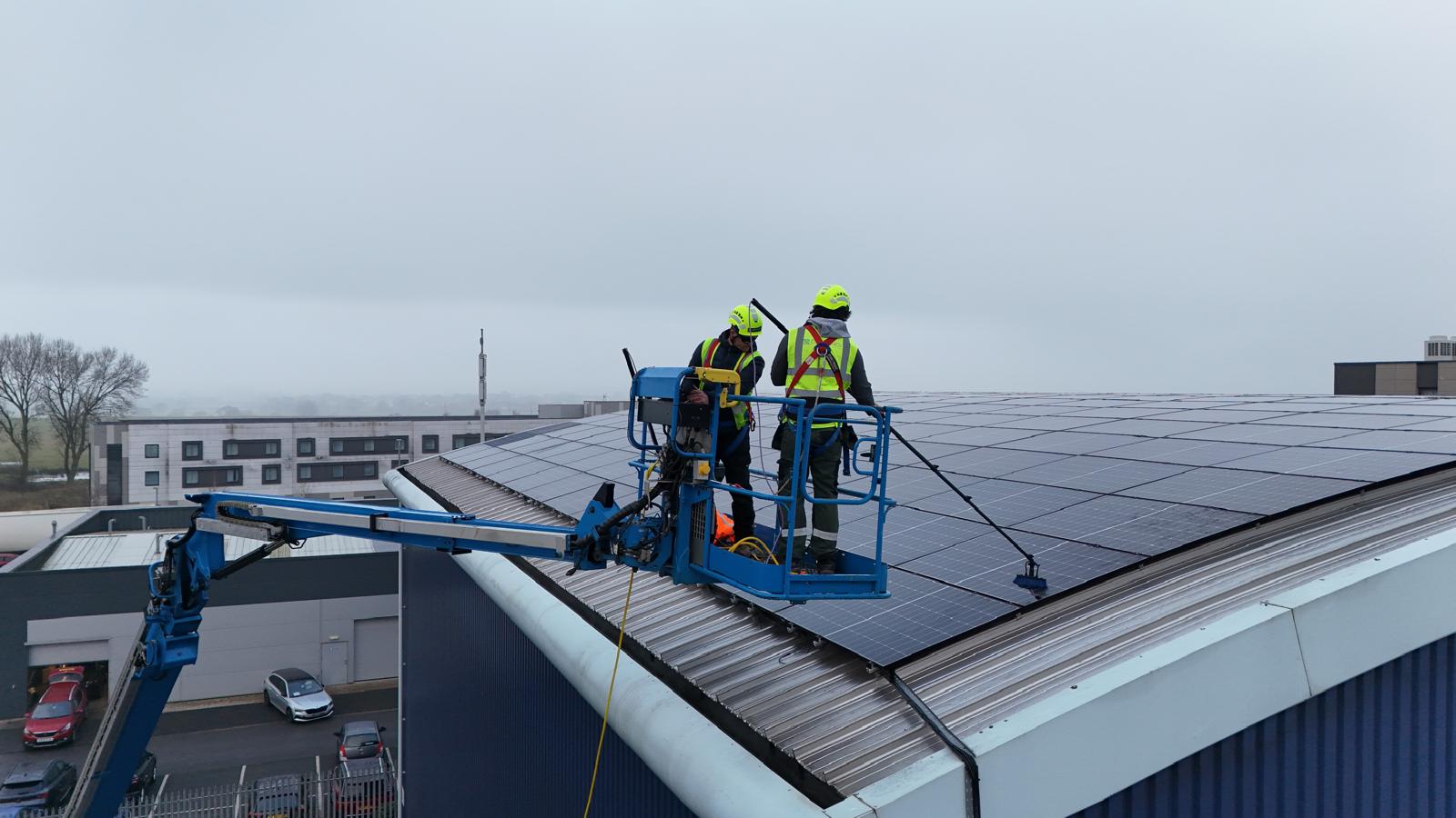 solar panel maintenance